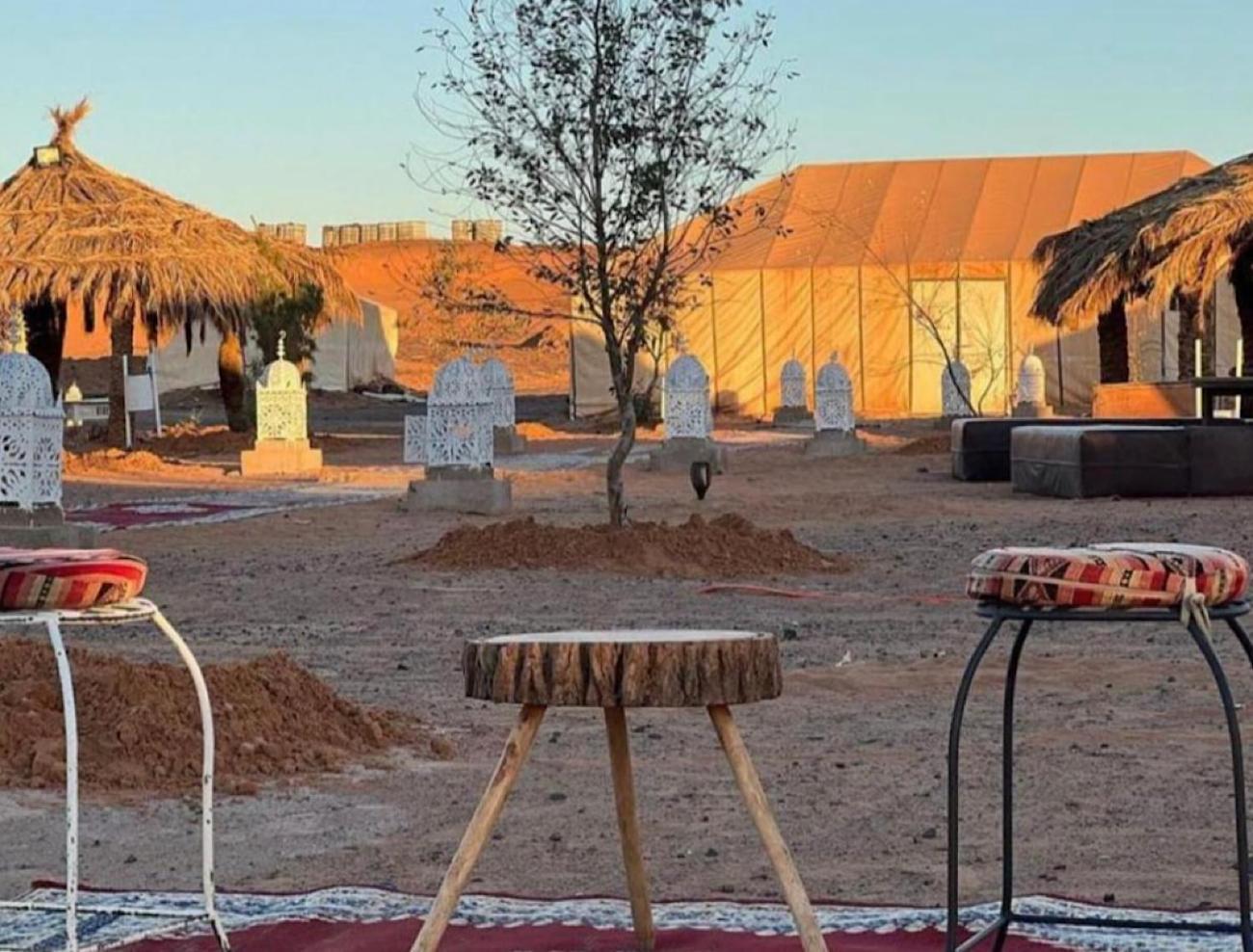 فندق Sahara Traveling Camp مرزوكة المظهر الخارجي الصورة