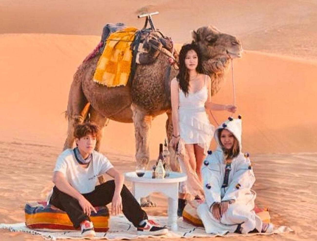 فندق Sahara Traveling Camp مرزوكة المظهر الخارجي الصورة