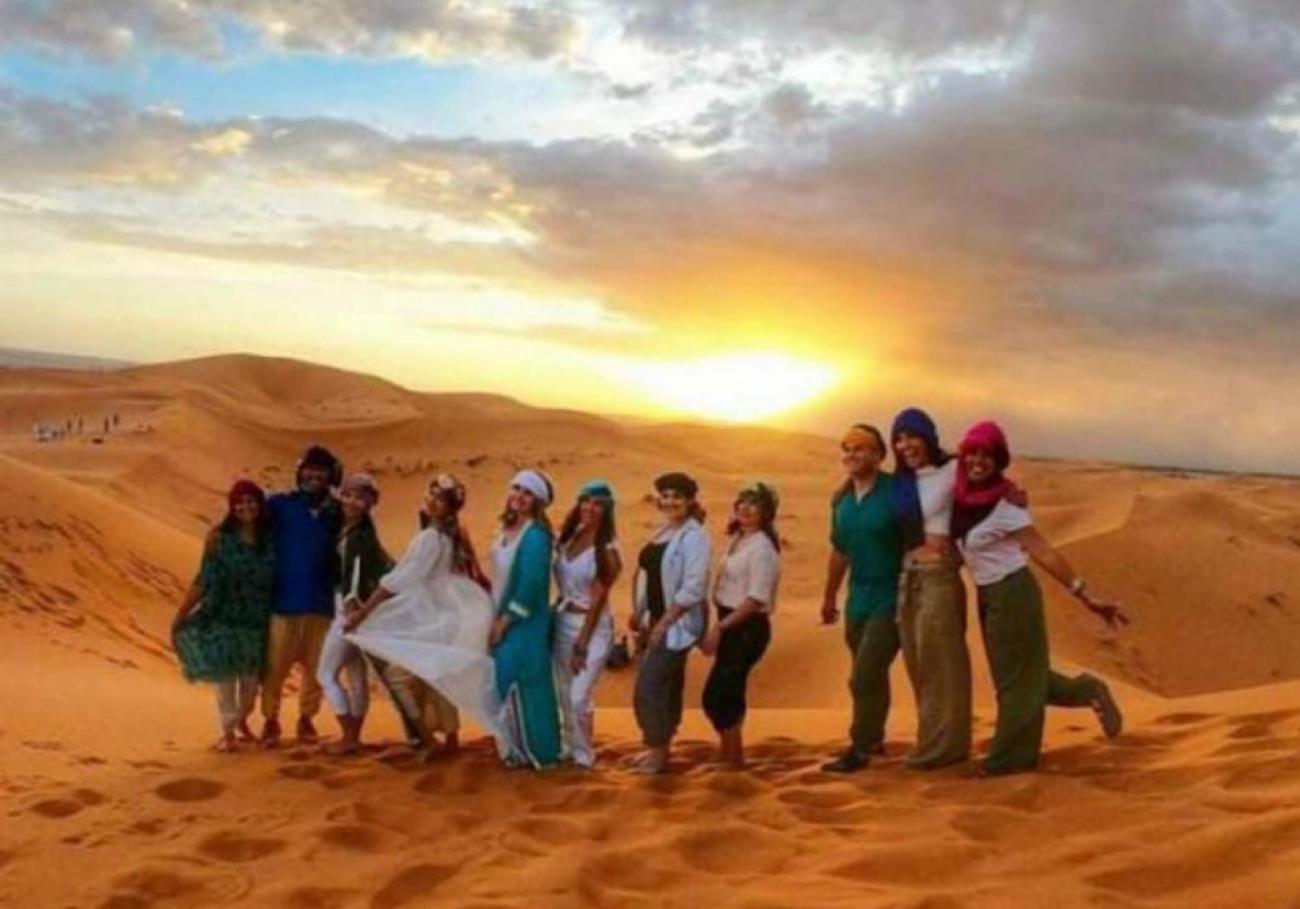 فندق Sahara Traveling Camp مرزوكة المظهر الخارجي الصورة