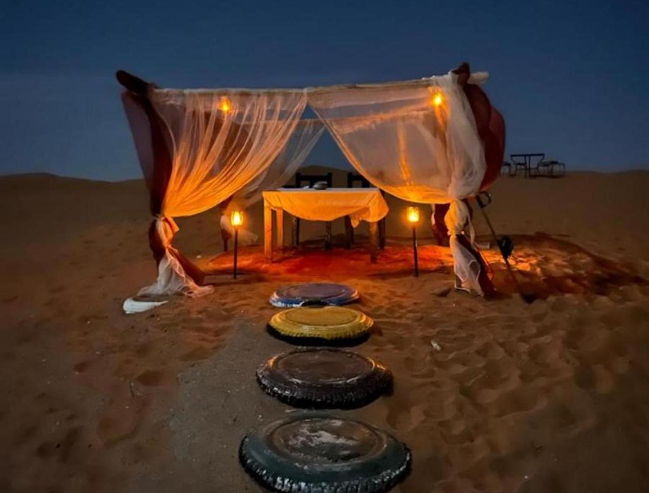 فندق Sahara Traveling Camp مرزوكة المظهر الخارجي الصورة
